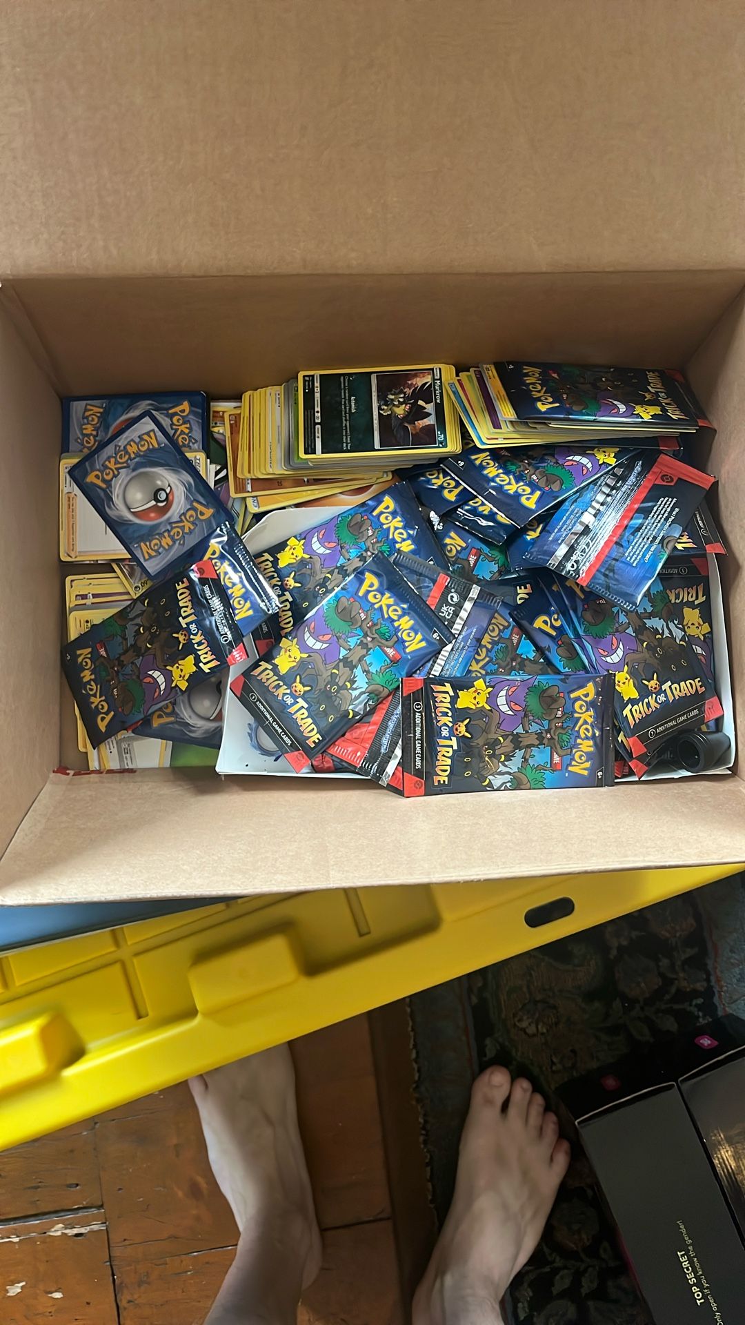 Mixed Pokémon Cards And Packs