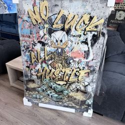 Duck Tempered Glass Wall Art 47”x32”