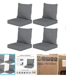 Patio Chair Cushions- set of 4