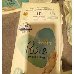 BRANDNEW NEWBORN DIPERS  & WIPES