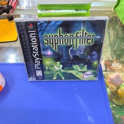 Syphon Filter (Sony PlayStation 1, 1999) PS1 Black Label CIB Tested