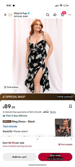 New petal and pup dress medium large