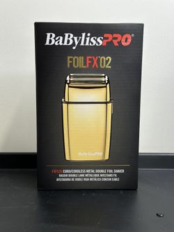 BabylissPro  FX02 Gold Metal Double Foil  Shaver 