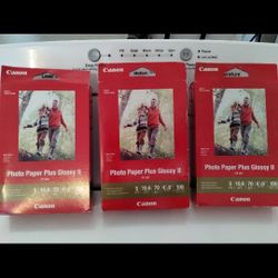 Photo Paper Plus Glossy II - PP-301 - Three Boxes Total 