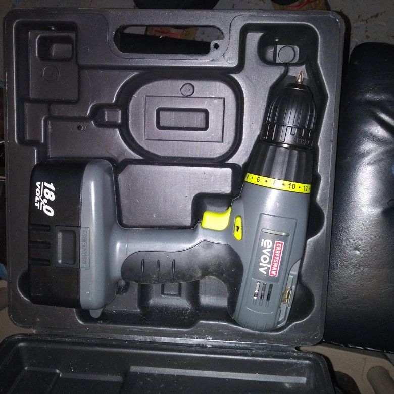 Craftsman Evo 18v. Drill