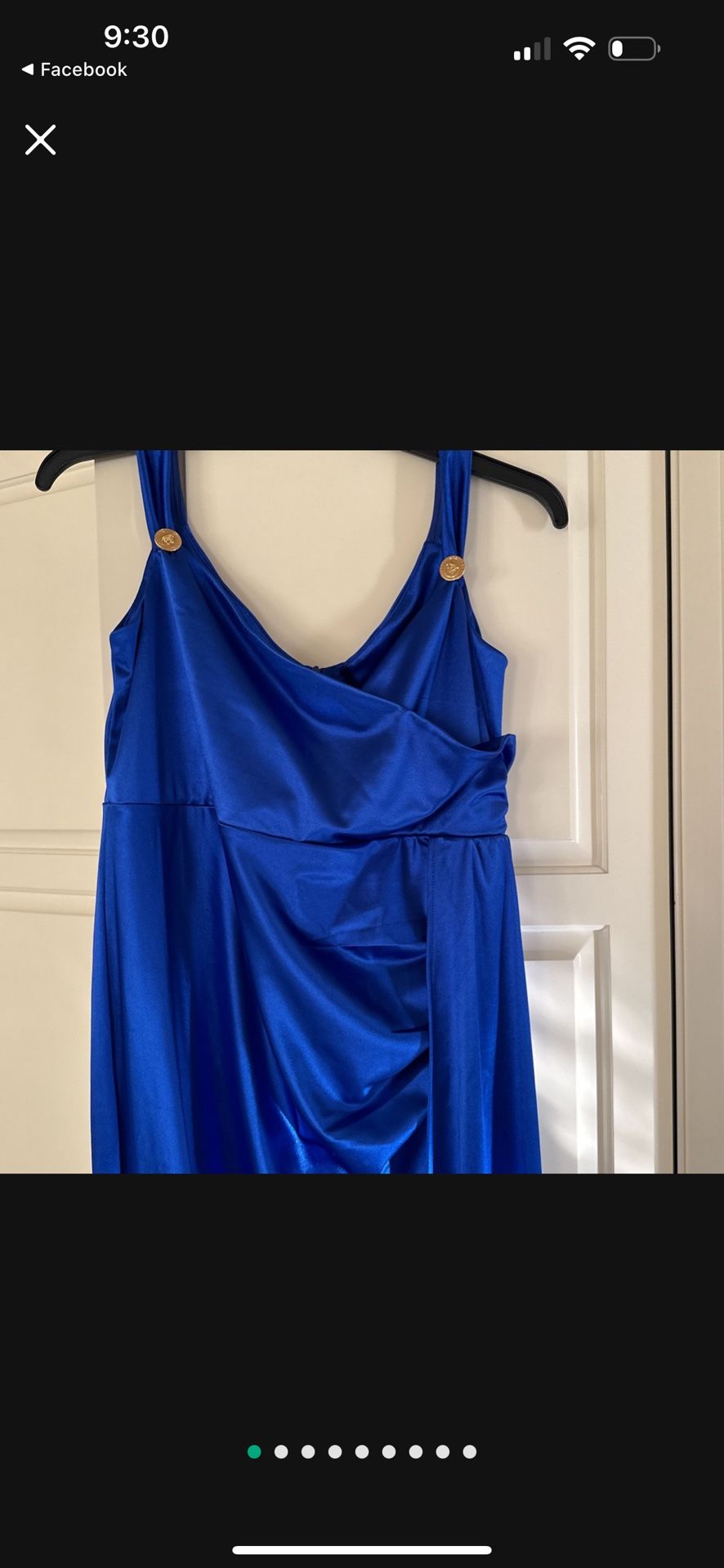 Royal Blue Versace Gowan Size L