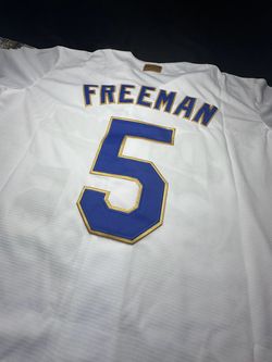 Los Angeles Dodgers Jerseys – Freeman - Championship Gold | Sizes Small–3XL (Restock 7/6)