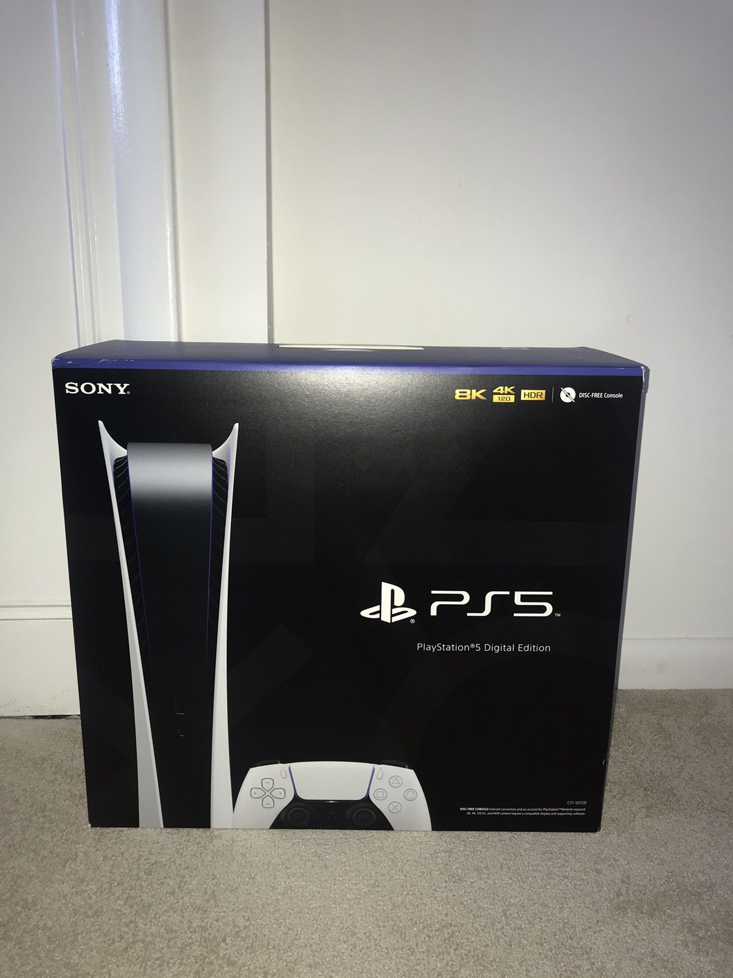 Sony PlayStation 5 PS5 Digital Edition In Hand