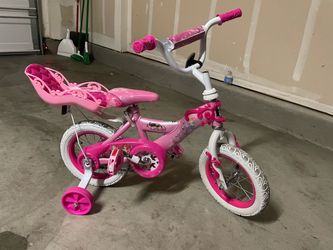 Disney Princess Kids Bike with Training Wheels