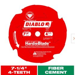 DIABLO - 7-1/4in. x 4-Teeth HardieBlade