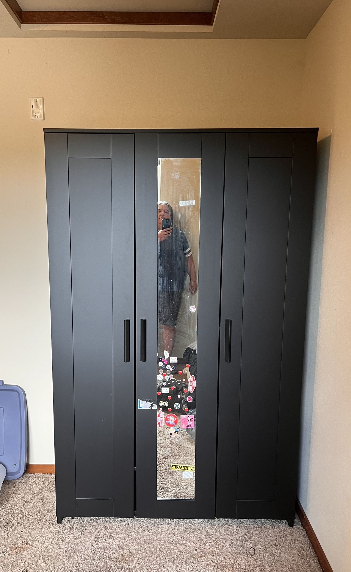Ikea Brimnes Wardrobe, Black