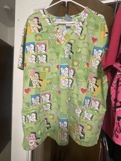 Care Bears Scrubs Nursing Medical 2X lightly used.