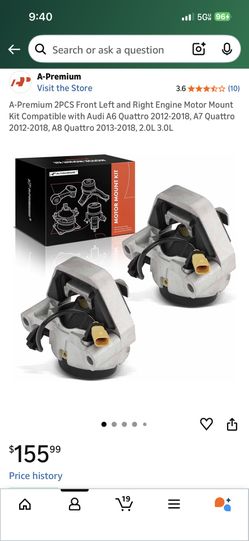Audi A6/A8 Engine Mounts
