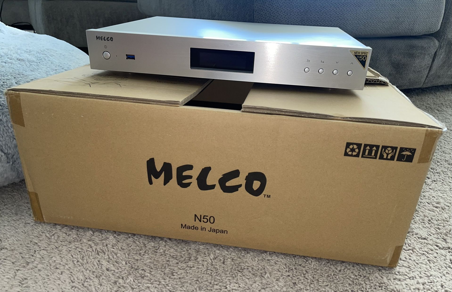 MELCO Music Server N50 6TB Ethernet in & clean out + USB Stream UPNP DLNA Roon Tidal Foobar Windows
