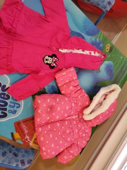 Puffer Jacket And Rain Jacket 0-3months
