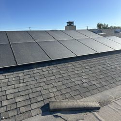 Solar Panel And Pressure Wash