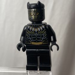 LEGO Minifigure sh0477 Erik Killmonger Golden Jaguar 2018 Black Panther (Rare Collectors Item!)