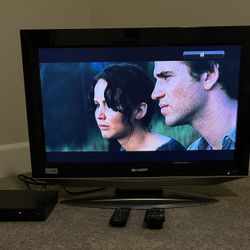 Sharp 26” 720p TV Plus DVD Player