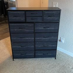 Black Dresser 12 Drawers