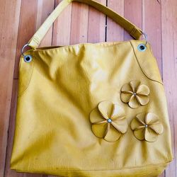 Handbag Purse Tote Bag Mustard Yellow