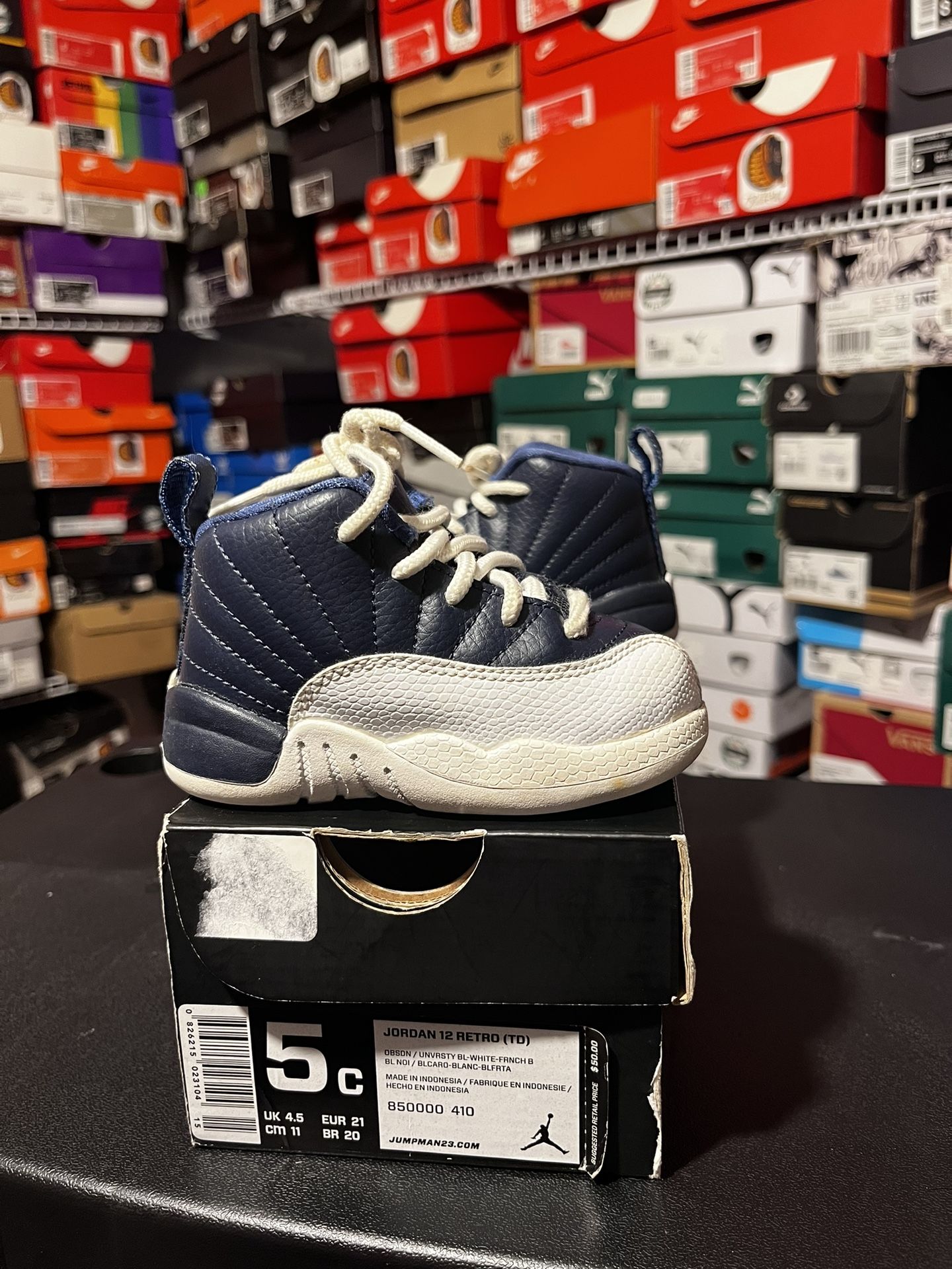 Jordan 12 Obsidian Toddler 