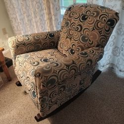 Cushioned Rocking Chair