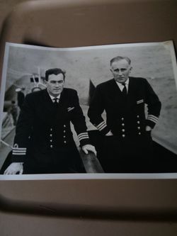 Portrait of Commander M.C. HENRY & Commander K.D.FREWER JAN.1968