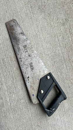 Buck Bros. Hand Saw with Black Handle