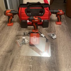 Hilti 3 Tool 12v Lion Promo Kit