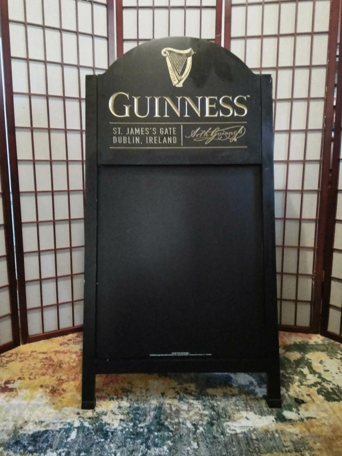 Guinness Chalkboard Sign