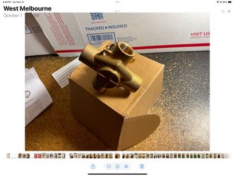 New brass valve