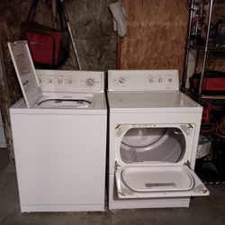 Set Kenmore Washer And Gas Dryer Exelent Condition Super Capacity Work Fine