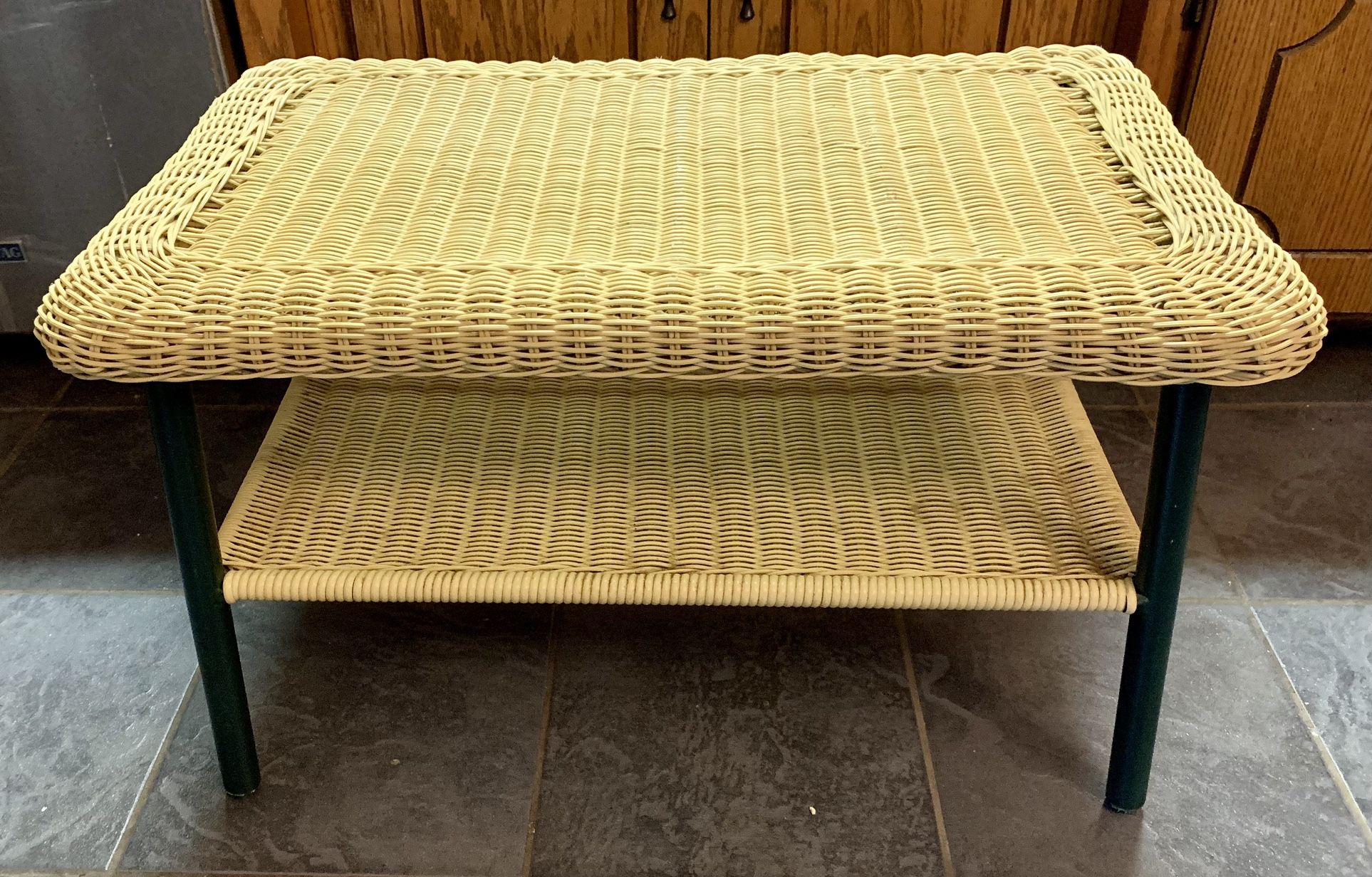 Wicker Stand/ Entry Way Table