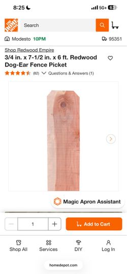 Fence wood picket red wood