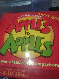 Apples to apples