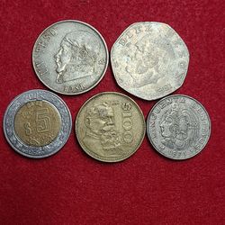 Mexican Mexico coins set# 5