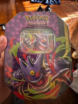 Pokemon Mega Gengar Ex Moonlit Tin Chaos Rising Perfect Order