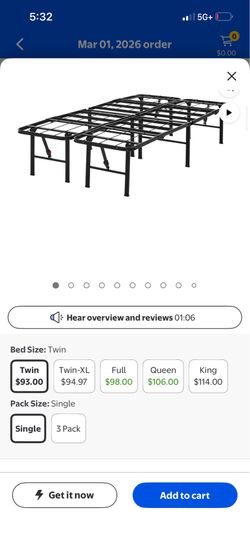 Twin bed rails