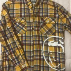 BBC Billionaire Boys Club Big Logo Plaid Flannel - Size [M]