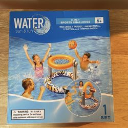 Water 2 In 1 Sports Challenge (Pool Game)