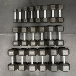 Rep Fitness Hex Dumbbell 5-50LB Set