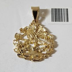 14k YG 8.1g Eagle Pendant