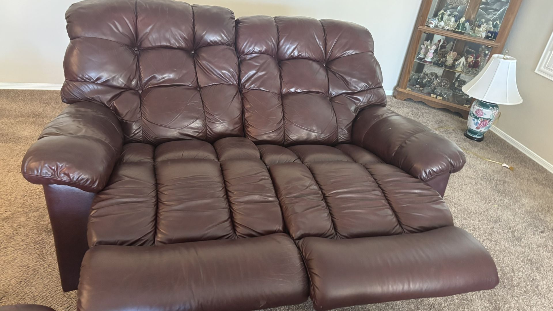 Leather Couch X 2