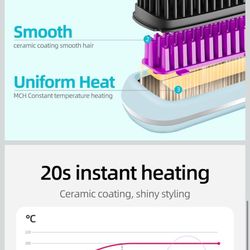 Hair Straightener Brush 