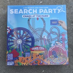 Search Party Chaos at the Park 3D Search & Find Board Game What Do You MEME?