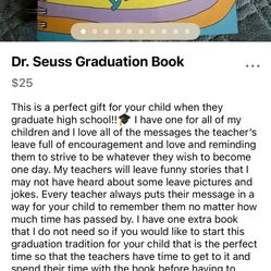 Dr. Seuss Graduation Memories Book 