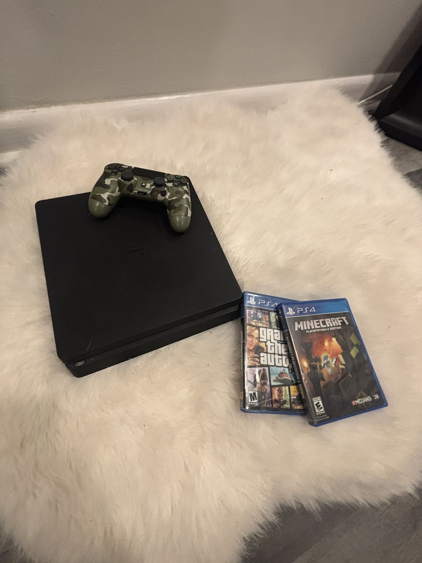 Newly PS4,with Gta5 And Minecraft