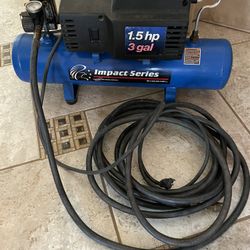 Air compressor 1.5 hp 3 gallons
