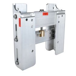 Adjustable 4'' Aluminum Set Back Jack Plate 200hp Manual Power Lift Transom Outboard Boat Motor Heavy Duty 