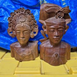 Vintage Indonesian Wood Carving